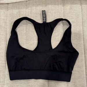 SKIMS sports bra, black, size small